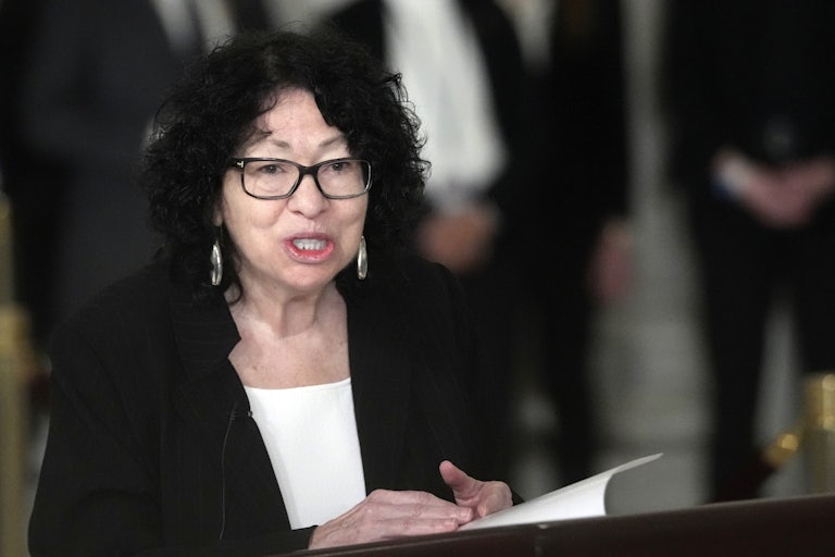Supreme Court Justice Sonia Sotomayor speaks
